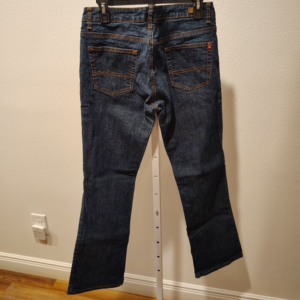 South Pole Junior's Collection Jeans Size 11 Stretch Bootcut Y2K Vintage Dark
